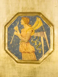 Anjo com uma seta, detalhe de Crystofore