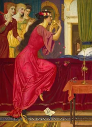 Sigismonda bebendo o veneno, c1897.