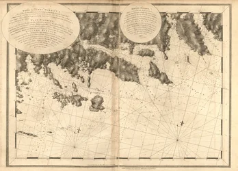 The Atlantic Neptune, publicado para uso da Marinha Real da Grã-Bretanha,