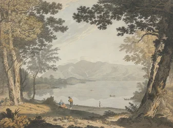Vista de Skiddaw e Derwentwater