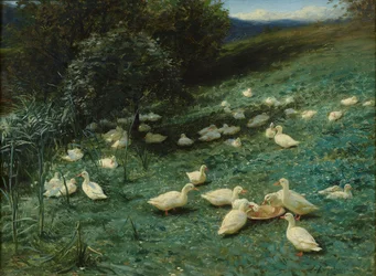 No calor dos dias de verão (óleo sobre tela)