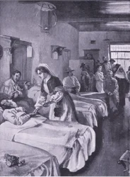 Boer, prisioneiros, no, palácio, hospitalar, em, Simonstown, ilustração, de, após, pretória, :, a, guerrilha, guerra, 1902