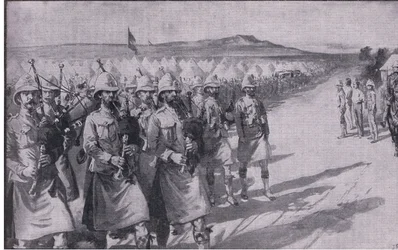 Funeral do General Wauchope (litho)