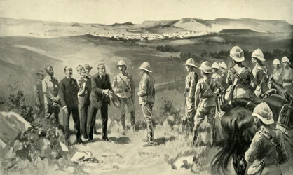 "A Rendição Formal de Bloemfontein", 1900.