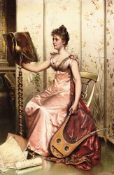 O Recital (óleo sobre tela)