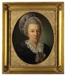 Retrato da princesa Yekaterina Ivanovna Cherkasova 1727-1797, nascida Hedvig Elisabeth von Biron, 1781