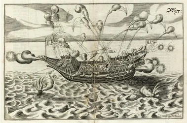 Ilustração da Arquitetura Naval de J. Furttenbach