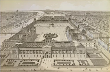 Vista do Louvre e das Tulherias, c.1850