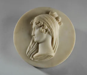 Medallion Portrait of Mrs Elizabeth Allan