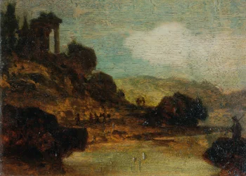 Paisagem com ruína