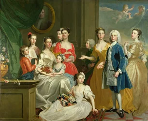 A Família de Eldred Lancelot-Lee, 1736