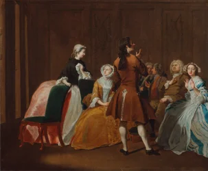 A família Harlowe, da obra "Clarissa" de Samuel Richardson