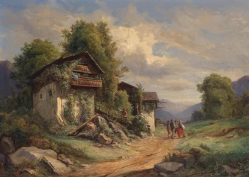 Joseph Höger Idílio rural 1852