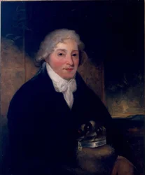 Venanzio Rauzzini com seu cachorro, Turk, c.1795