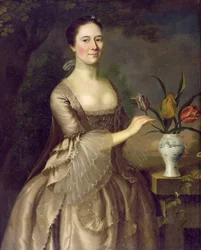 Retrato de uma mulher (chamada sra. Davenport) c.1762