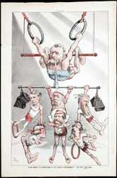 Puck quer "um homem forte à frente do governo" - mas não este tipo, 1880