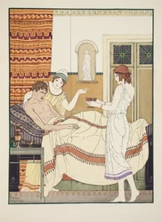 Caldo de Invalides, ilustração de &39;The Complete Works of Hipócrates&39;, 1934