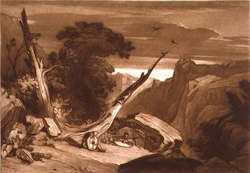 Da "Rainha das Fadas" de Spenser, do "Liber Studiorum", gravado por T. Hodgetts