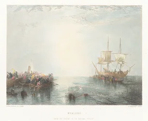 Baleeiros. Da imagem na Galeria Nacional