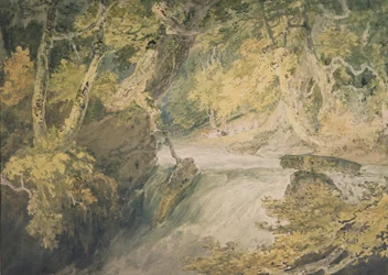 Um rio em espuma, c.1796 (aguarela sobre papel)