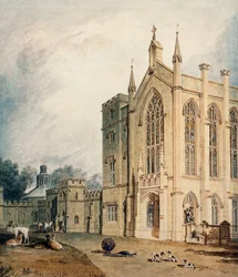 Cassiobury, frente oeste, c.1807