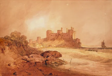 Castelo de Conway, Gales do Norte, c.1800