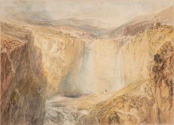 As quedas de água do Tees, Yorkshire