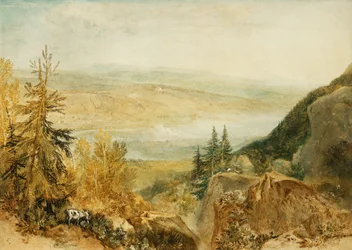 Farnley Hall, de cima de Otley,