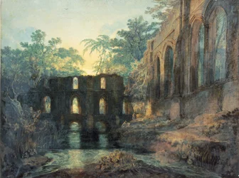 Abadia das Fontes (aguarela)