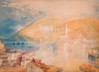 Heidelberg-Sunset, c1840, 1918
