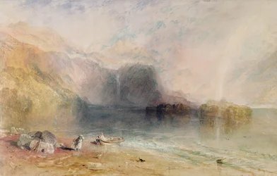 Lago de Keswick, Cumberland, 1835