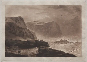 Liber Studiorum: Costa de Yorkshire, perto de Whitby.
