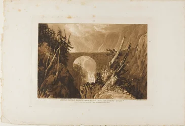 Ponte do Pequeno Diabo, placa 19 do Liber Studiorum