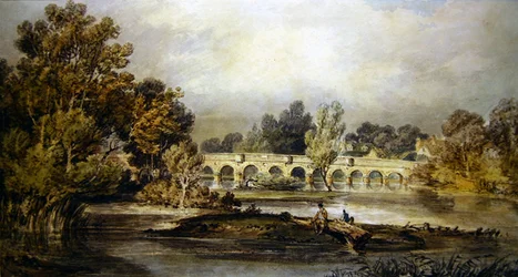 Ponte Maidenhead (aguarela sobre papel)