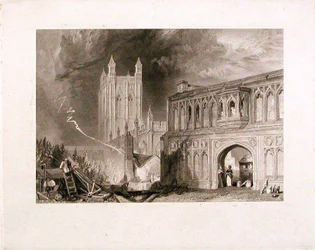 Abadia e portão de Malvern