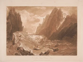 Mer de Glace, vale de Chamonix, Saboia