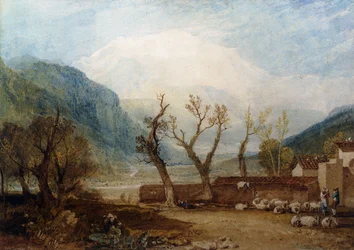 Mont Blanc, da Ponte de St. Martin, Sallanches