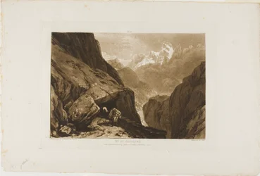 Monte Saint Gothard, placa 9 do Liber Studiorum