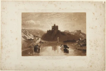 O Castelo de Norham no Tweed