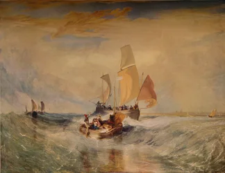 Agora, a bordo dos passageiros da corda do pintor, 1827, 1938