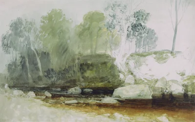 On the Washburn: A Study, c.1815 (aquarela e grafite no papel)
