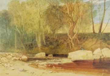 No Washburn, c.1815 (aquarela e grafite com destaque branco no papel)
