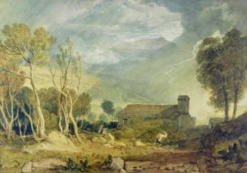 Patterdale Old Church, c.1810-15 (aquarela sobre grafite no papel)