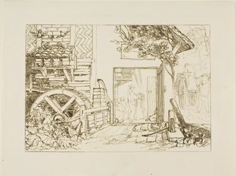 Pembury Mill, Kent, placa 12 do Liber Studiorum