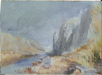 Rocher Bayard, Dinant, c.1839 (aguarela e cor de corpo sobre papel)