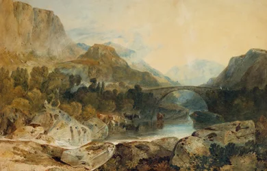 Ponte de Rosthwaite, Borrowdale, c.1802