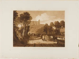 Colina de Santa Catarina, perto de Guilford, chapa 33 de Liber Studiorum