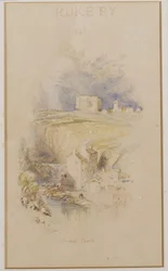A torre de Bowes, c.1833