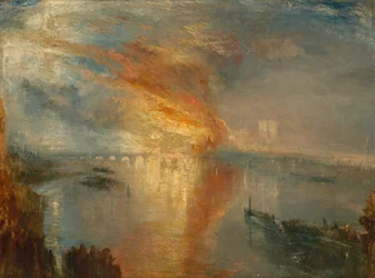O incêndio da Câmara dos Lordes e da Câmara dos Comuns, 16 de outubro de 1834, 1835