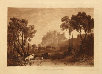 O castelo acima dos prados